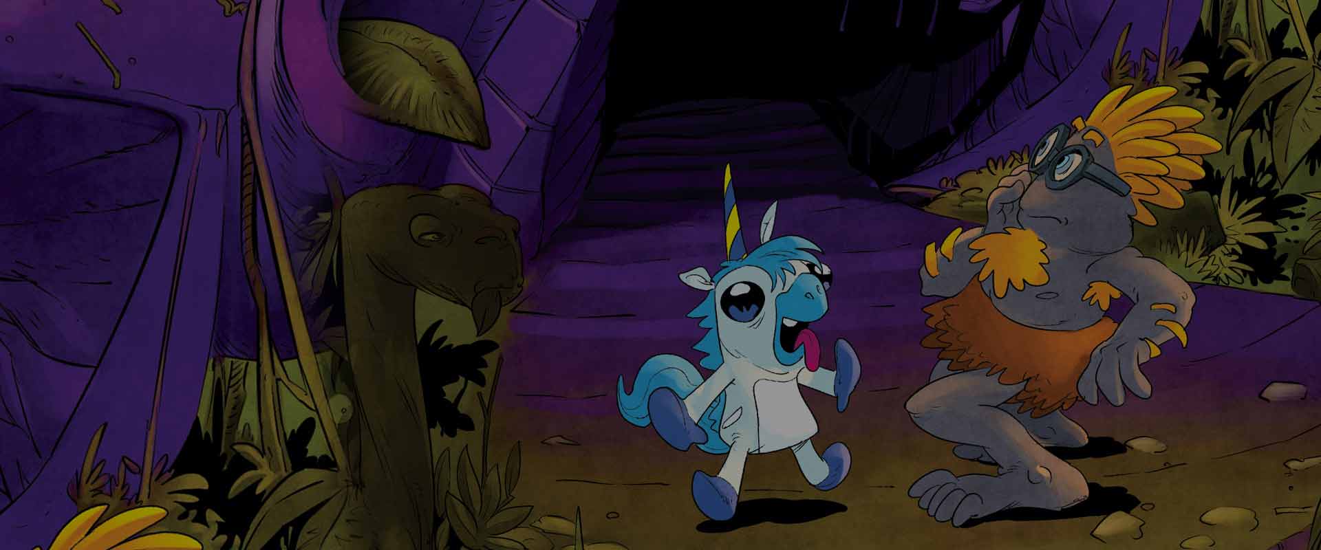 Enjoy the Adventures of Troll & Unicorn